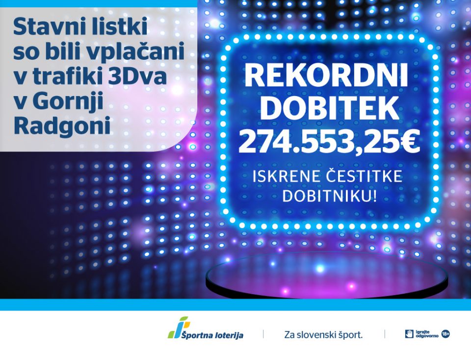 10 nasvetov, s katerimi boste vplivali na Športnaloterija 